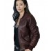 The Meg Bingbing Li (Suyin) Brown Leather Jacket